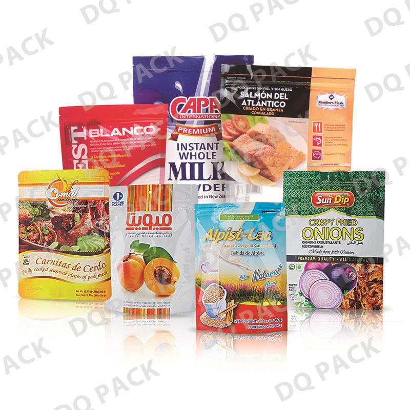 stand up pouch food packaging