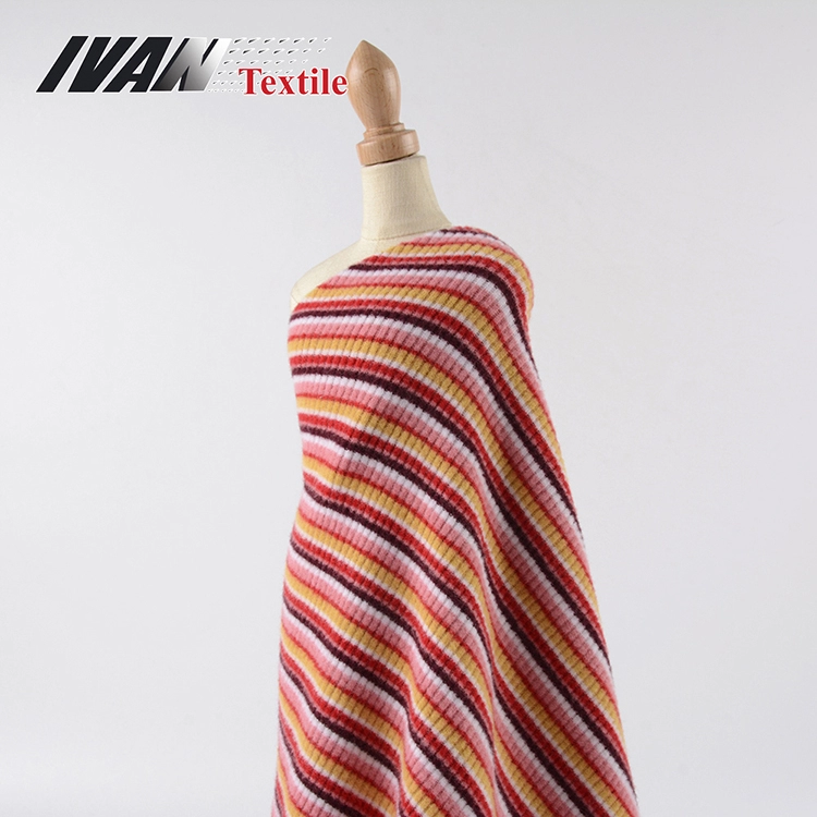 Yarn Dyed R/T 2*2 Rib Face Side Brushed(Zzm)