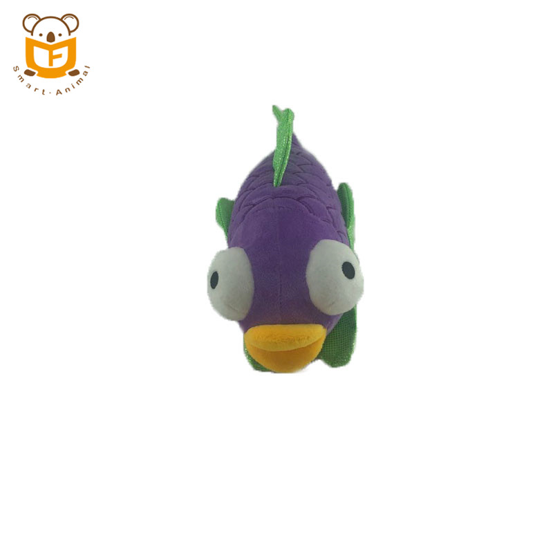 Cute Pet Toys Animal shape crinkle film Stuffing flat Plush Undersea Creations Cat Toy