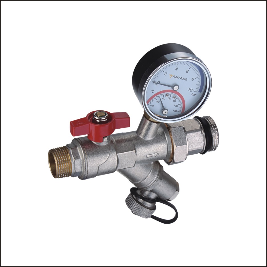 Multifunction filter ball valve/M