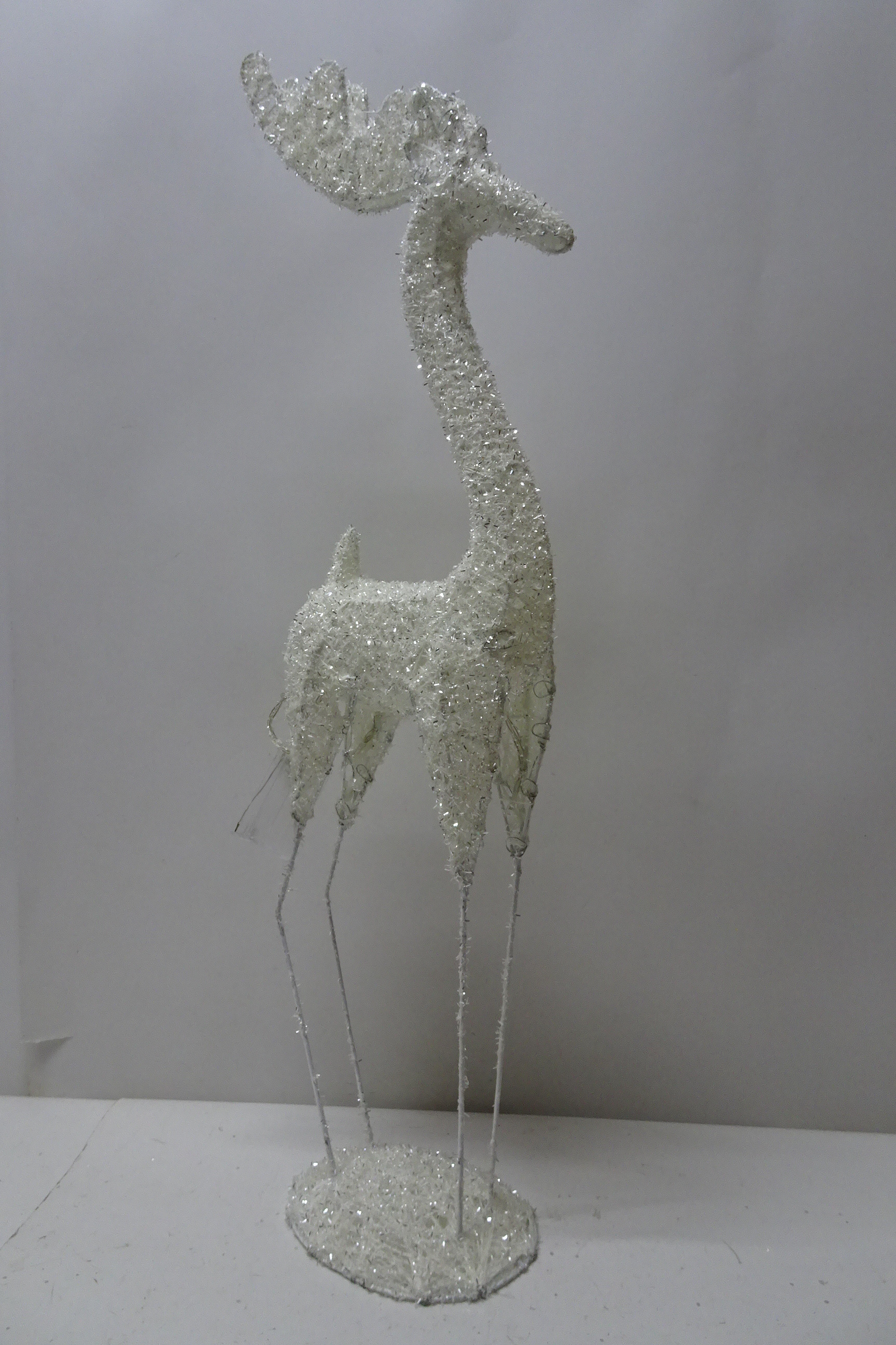 cotton reindeer with battery light