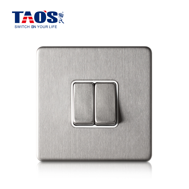 10A 2 gang 1 way / 2 way switch