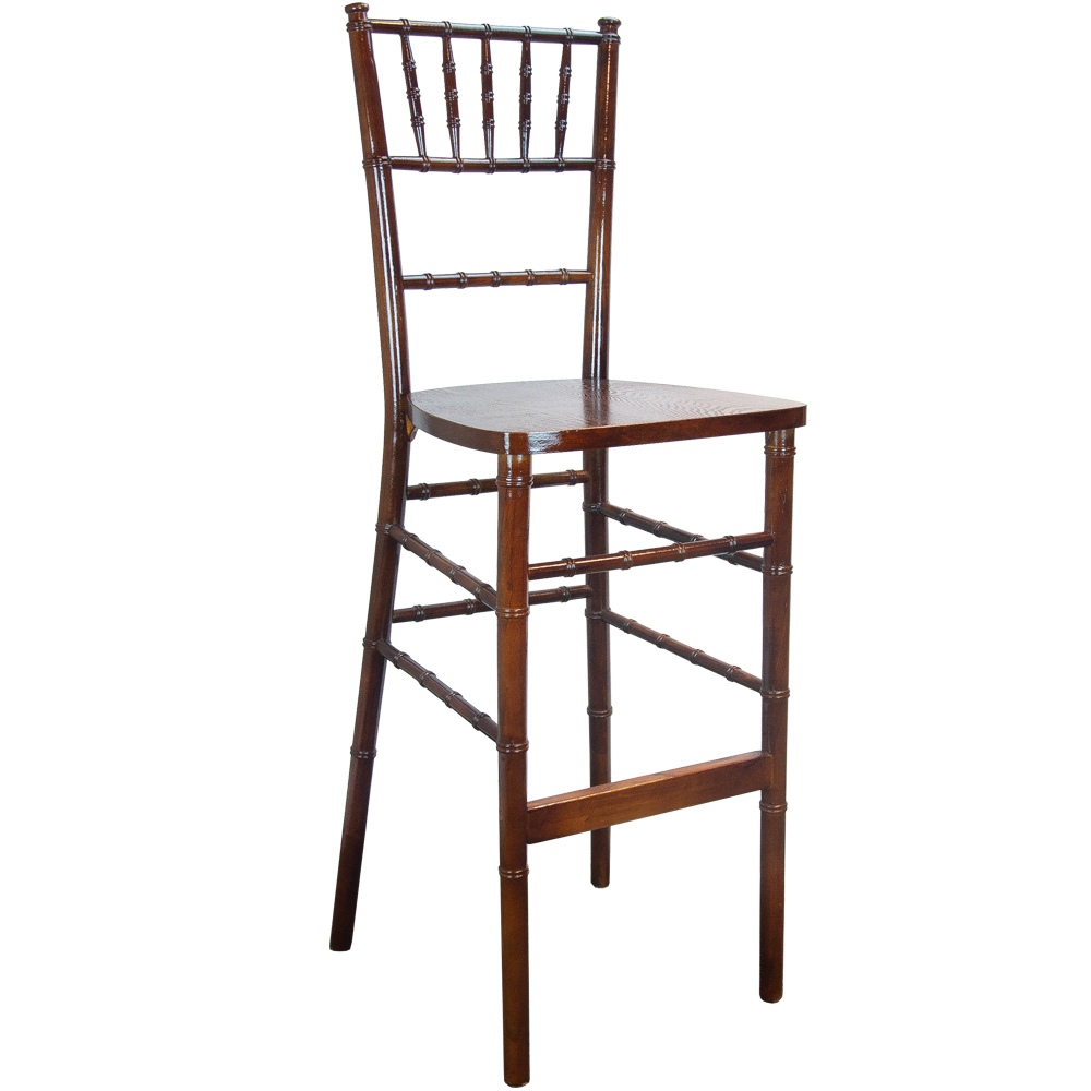 Wood chiavari bar stool