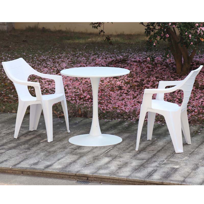 1 Outdoor leisure furniture Outdoor 2-seat Garden bistro and balcony Table & Armchair Set, popular colour-white,charcoal and brown