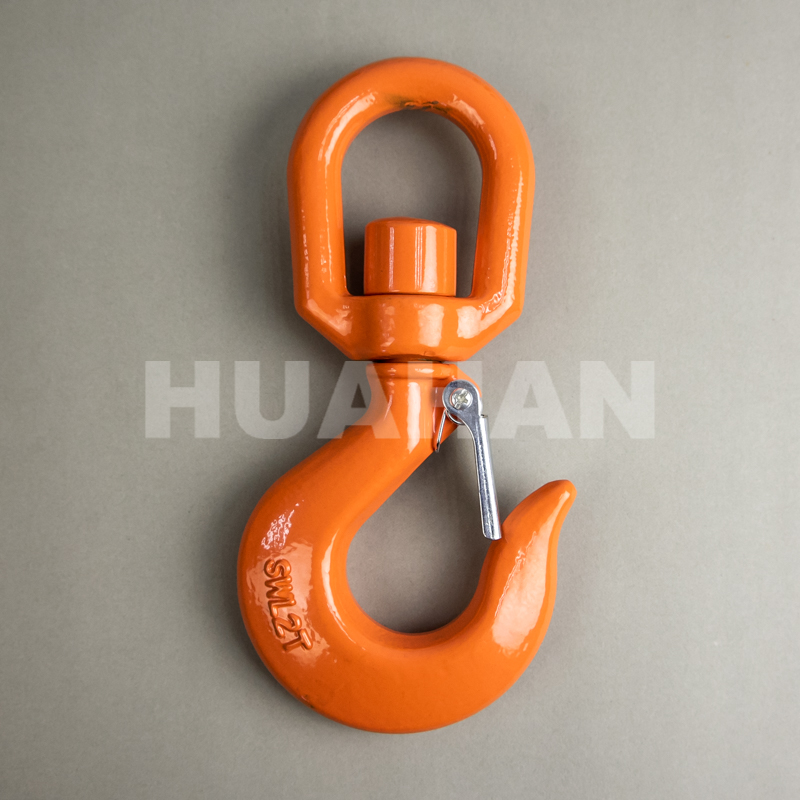 U.s.type Swivel Hook With Latch, S322 Type