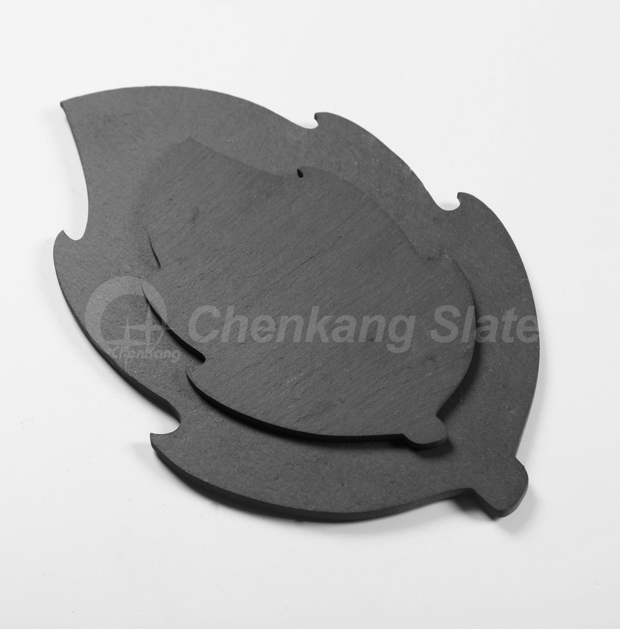 Slate serving board leaf shape