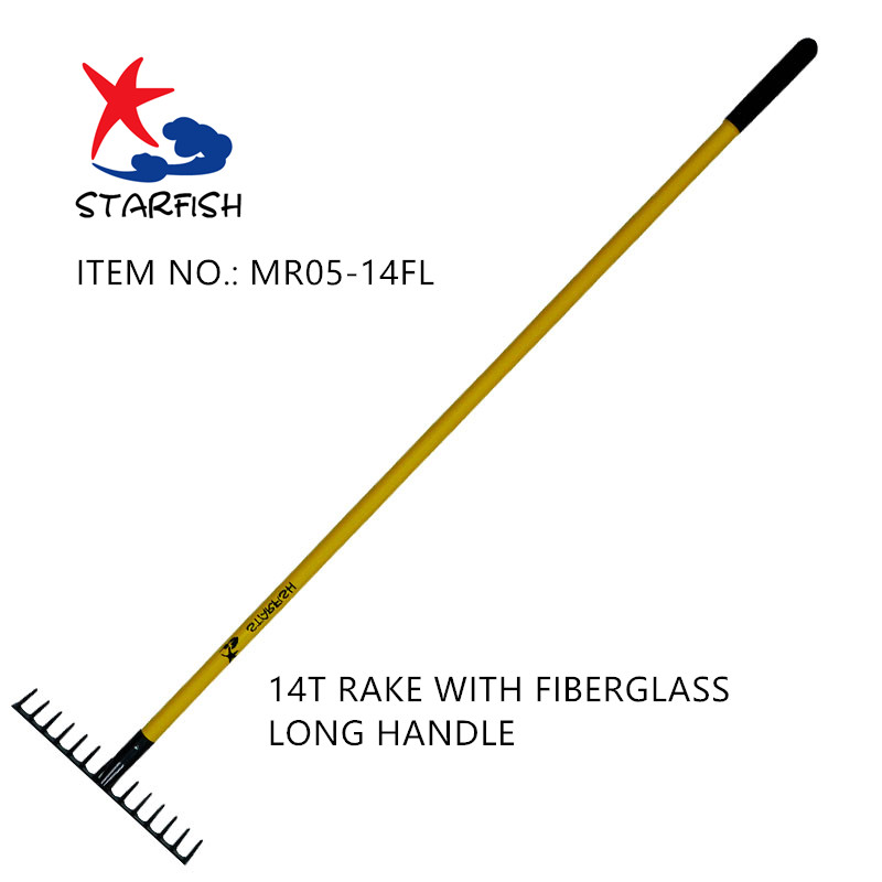 14t Rake With Fiberglass Handle