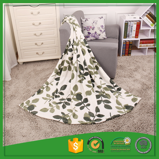 Print Coral Fleece Blanket