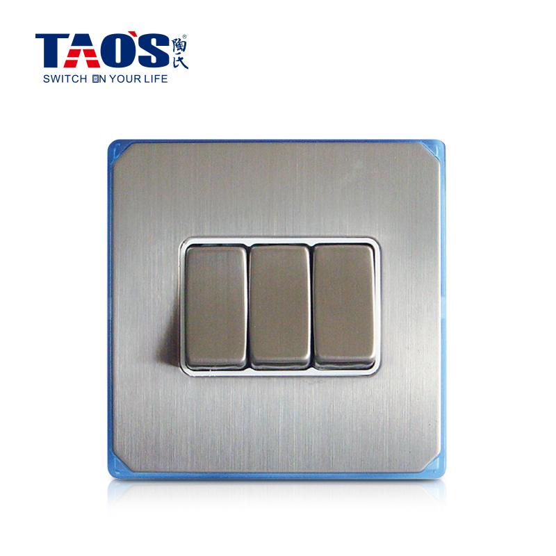 10A 3 gang 1 way / 2 way switch