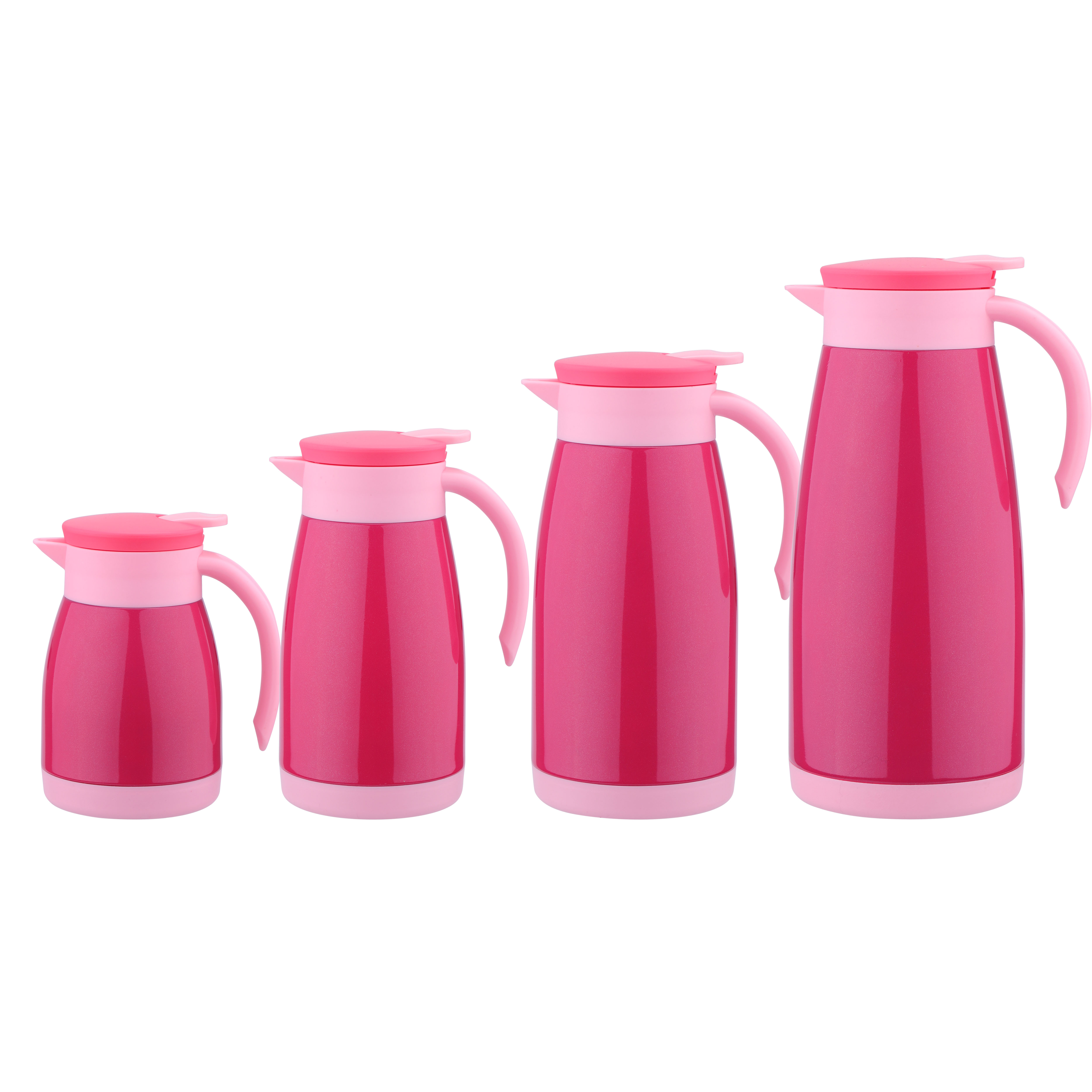 0.5/0.75/1/1.2/1.5L Hot sales Customized Color Metal Coffee Pot Double Wall Stainless Vacuum Flask Pot