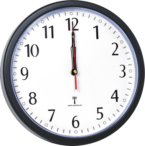 wall clock; radio controlwall clock; simple round clock; 12inch 30cm