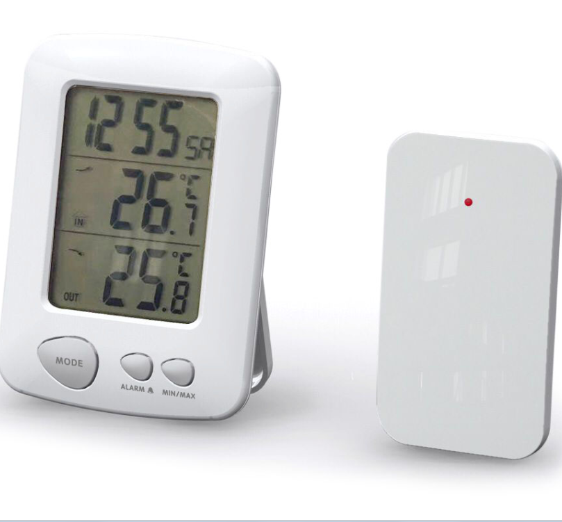 VGW-3002RF indoor and outdoor temperature alarm clock