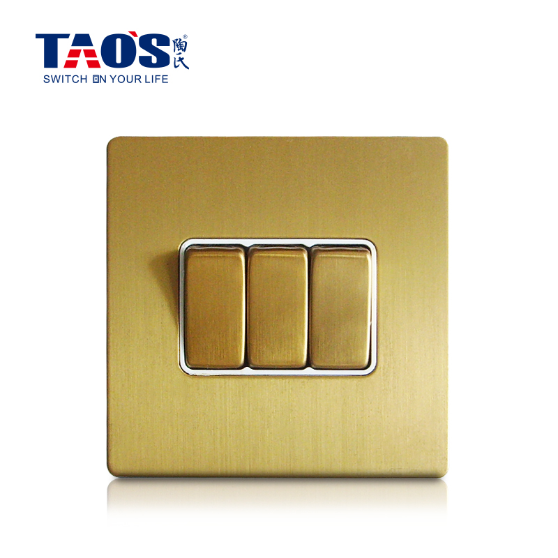 10A 3 gang 1 way / 2 way switch