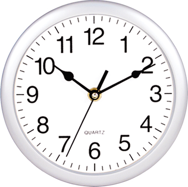 Wall clock; quartz clock; plastic lens; best sale; cheap; promotion; gift; simple round clock; 8inch 20cm