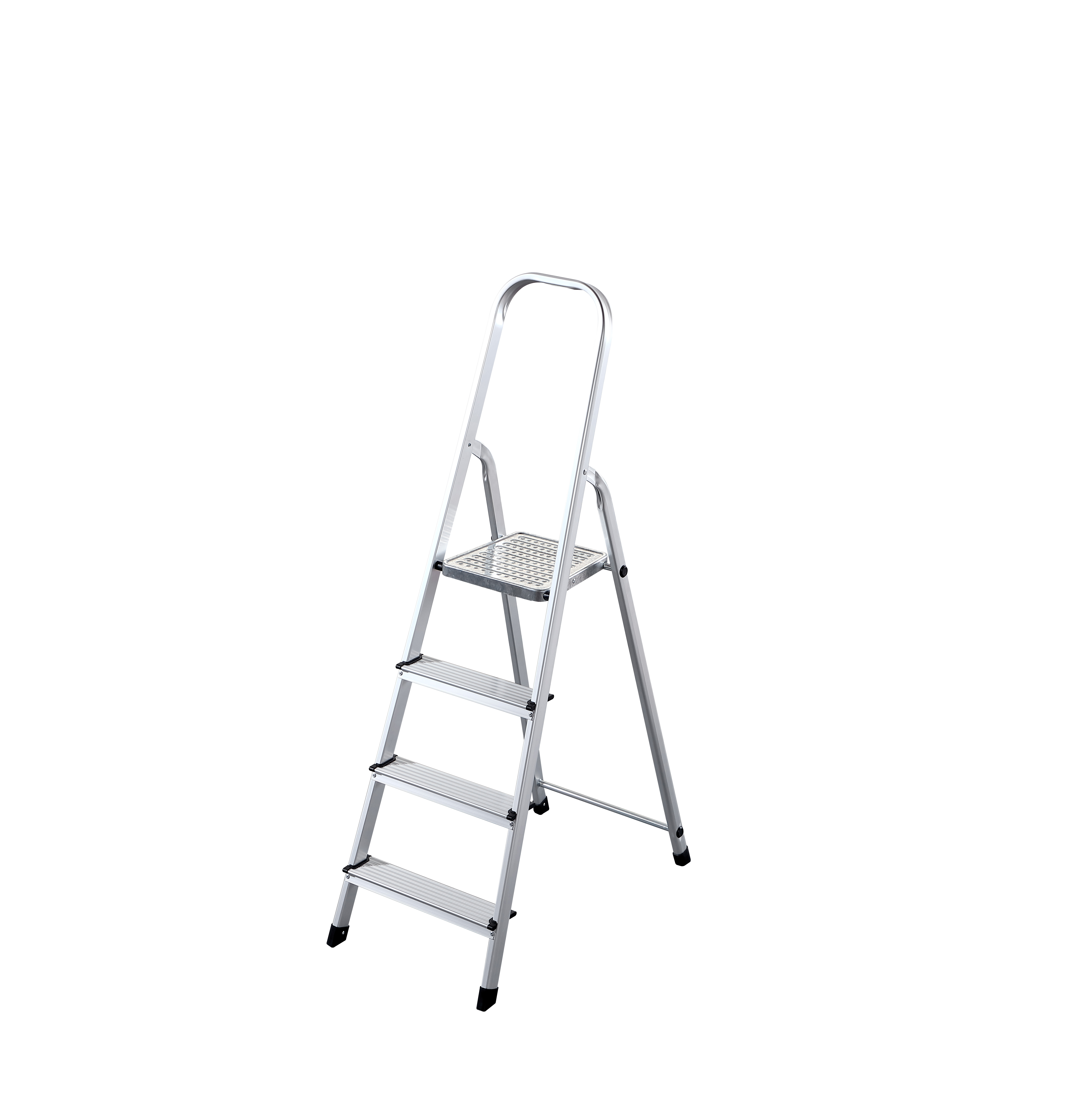 Aluminium 4 step household ladder