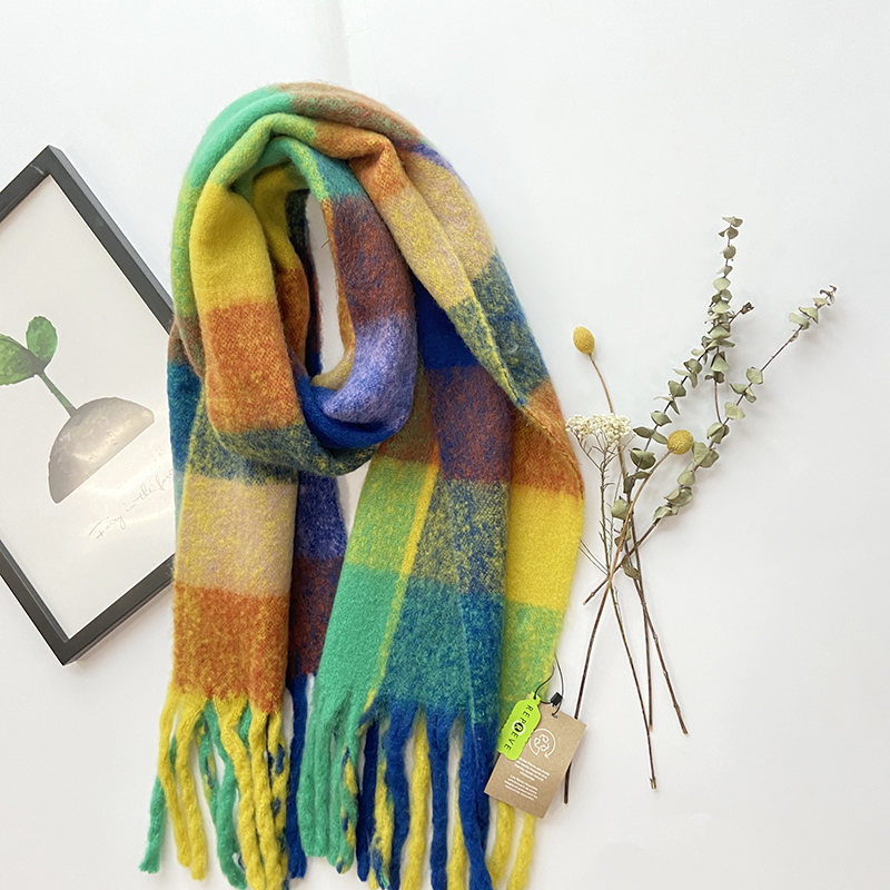 S22 LADIES SOFT CHECK SCARF winter scarf womens scarf scarf women ladies scarf scarf