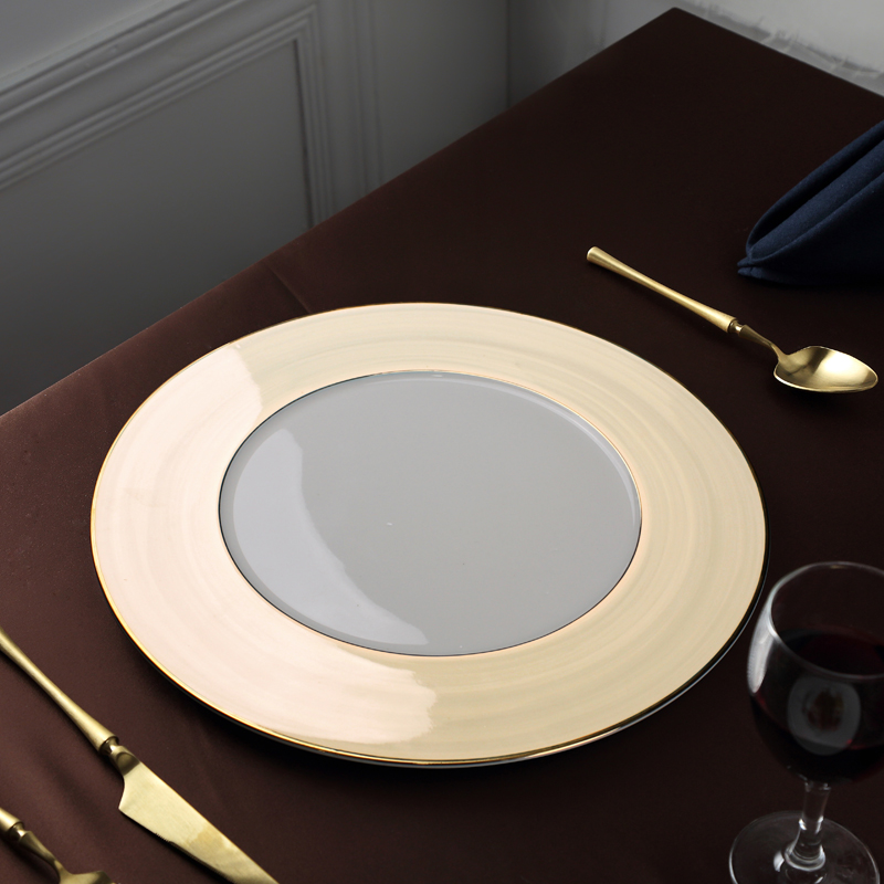 SAM&SQUITO/NEW POWER Show plate/Serving plate Porcelain