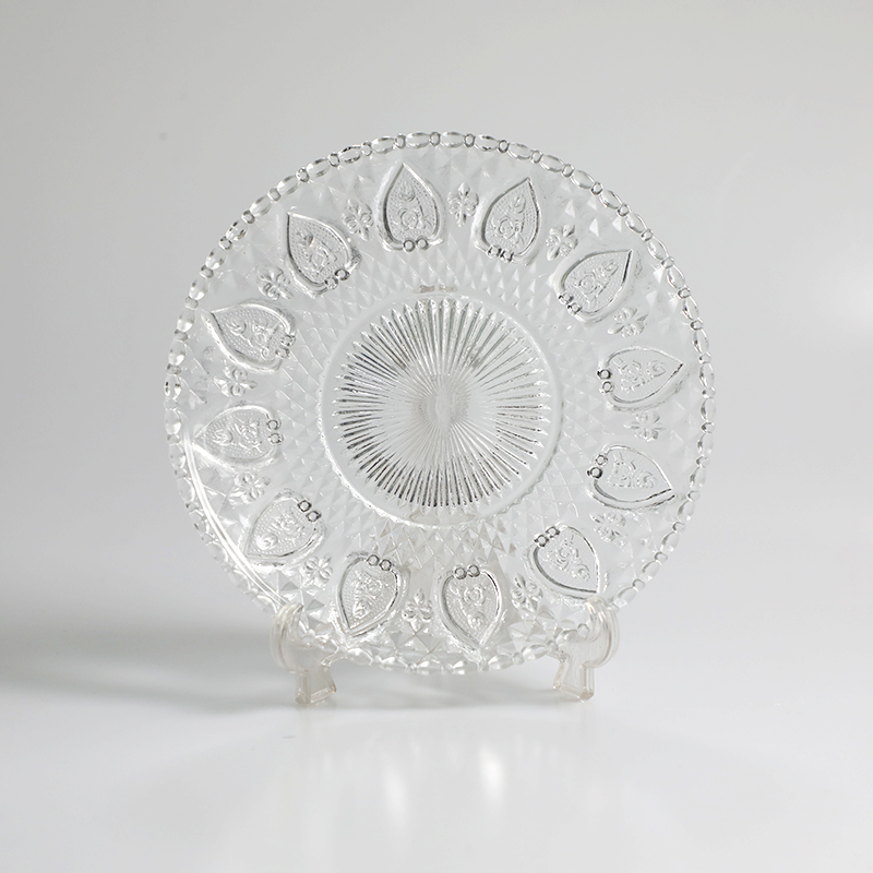 Glass dinner plate