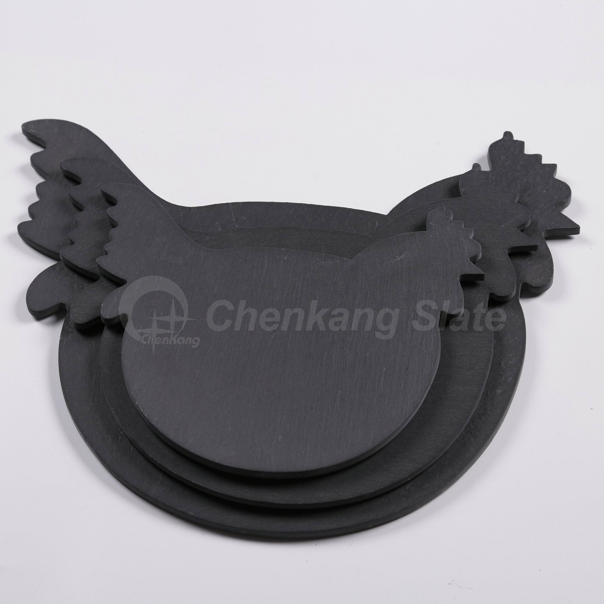 Slate serving board cock shape