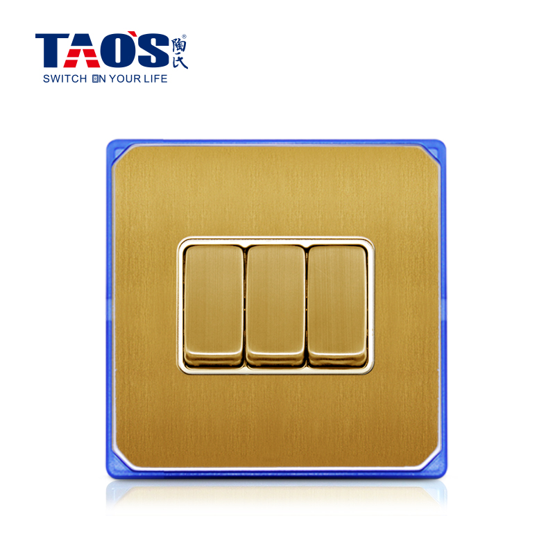 10A 3 gang 1 way / 2 way switch