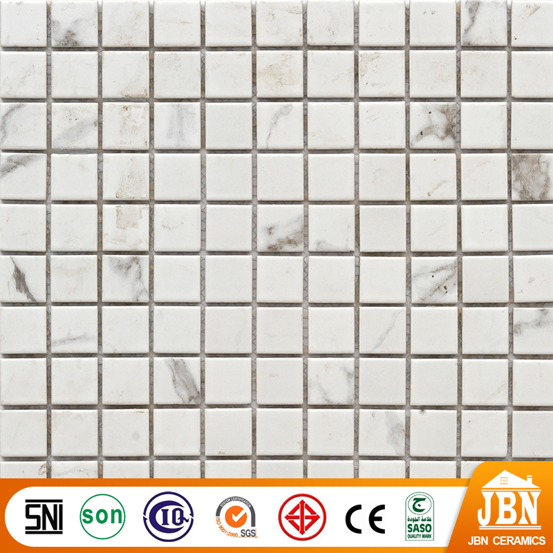 ***3D inject classic carrara white ceramic mosaic for home decoration
