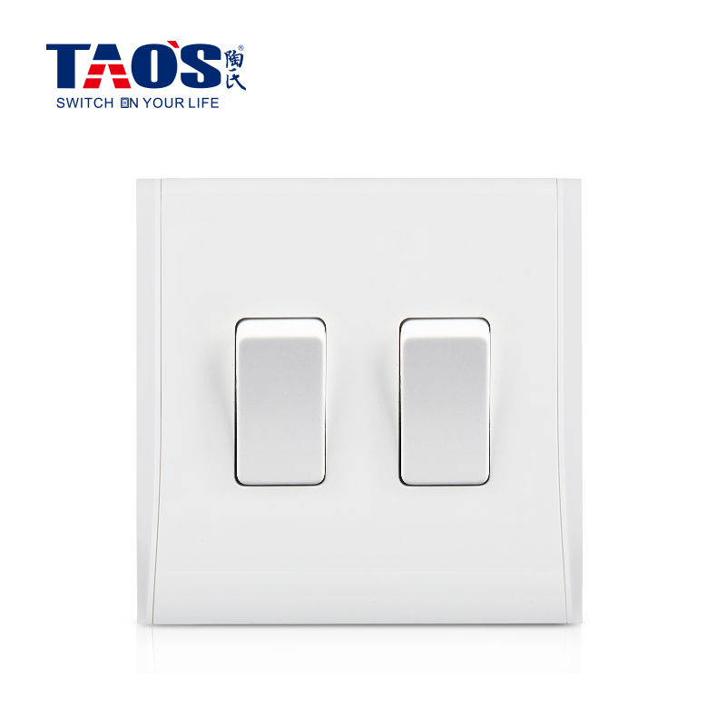 10A 2 gang 1 way / 2 way switch