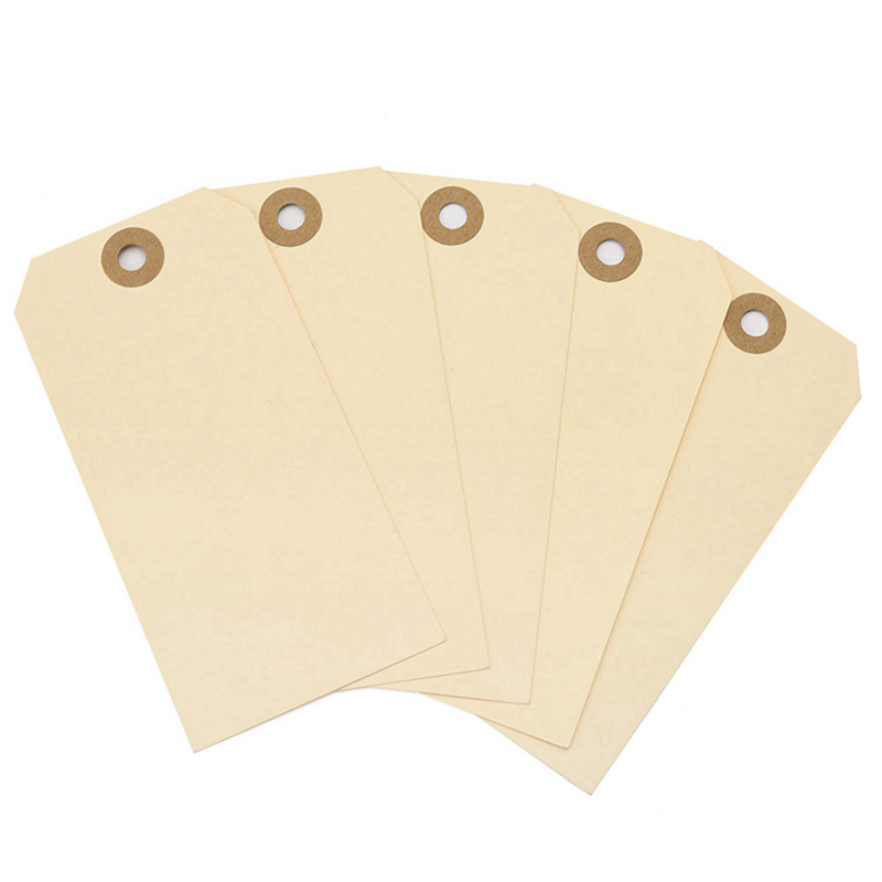 MT5NS Kraft Manila Paper Tags with Eyelet