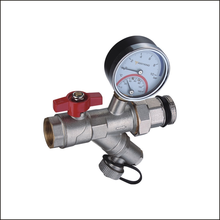 Multifunction filter ball valve/ F