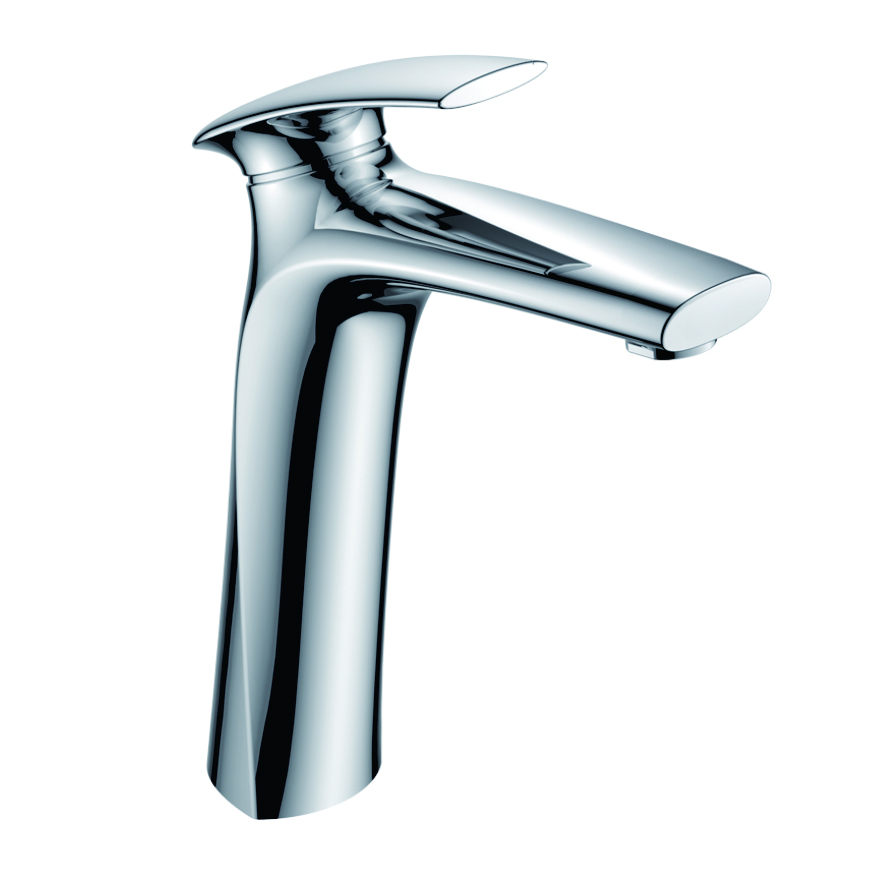 TIEMA ZS41103A High Basin Faucet High quality long type brass washroom faucet basin mixer