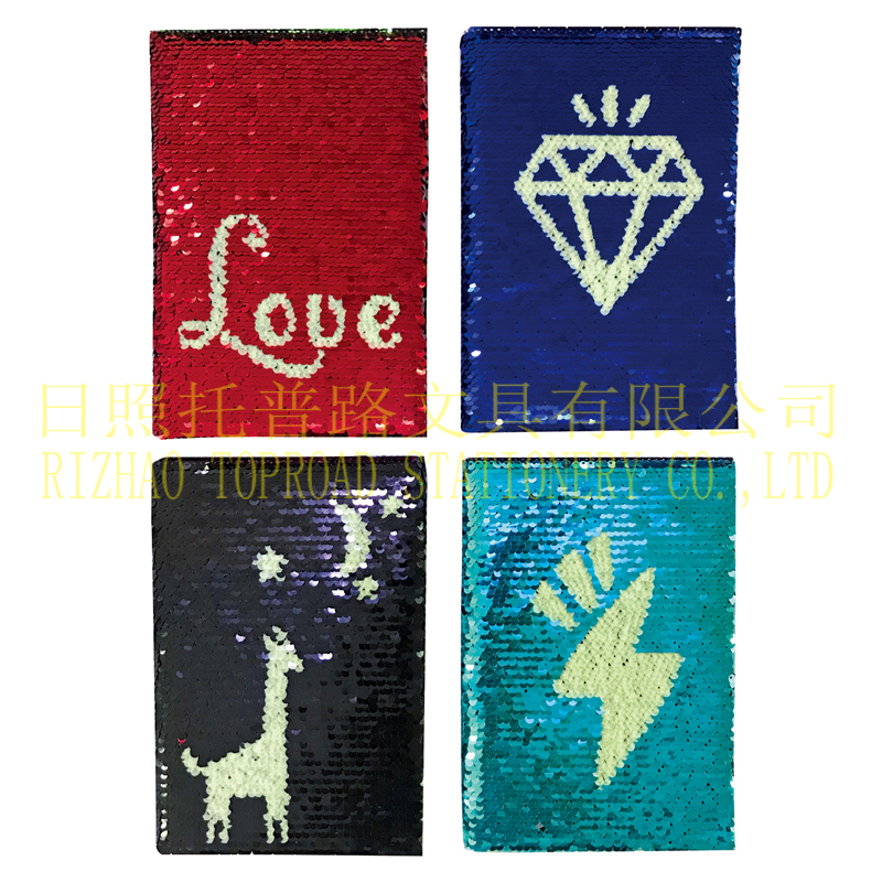 Luminous Magic Sequin Notebook