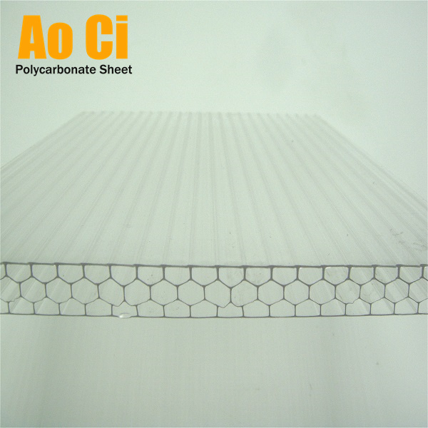Transparent Honeycomb Polycarbonate sheet for construction