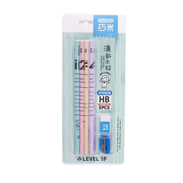 Silk printing/heat transfer film printing wooden HB pencil
