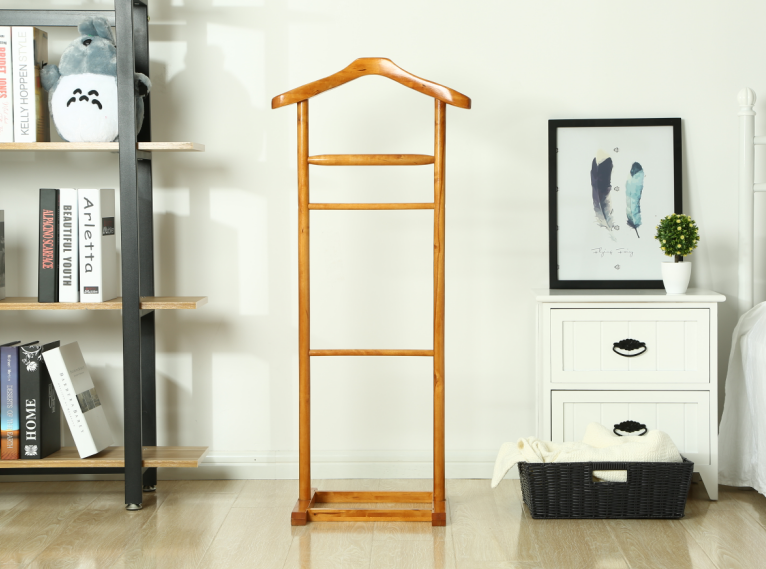 Coat hanger suit valet stand