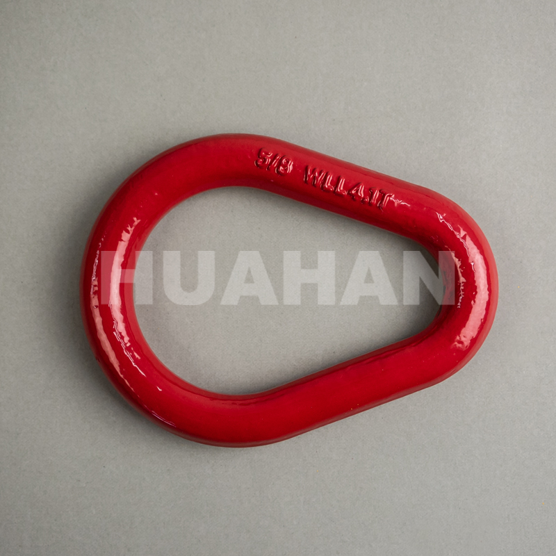 Weldless Pear Shaped Link , Forged Alloy Steel Or Carbon Steel