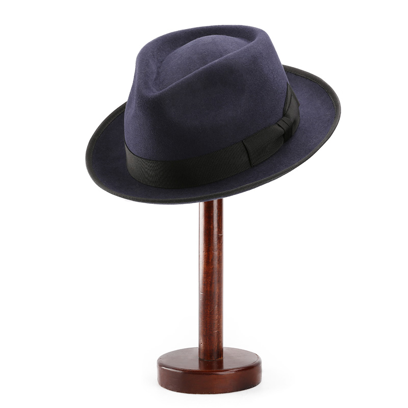 Wholesale Fashion Custom Handmade Rabbit Hair Fedora Hat