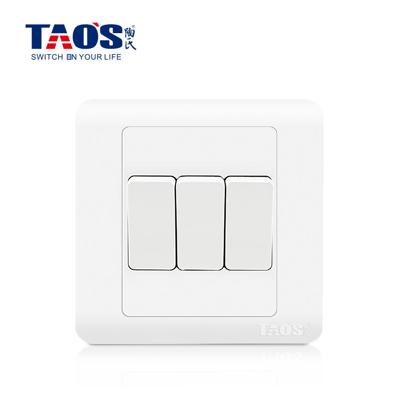 10A 3 gang 1 way / 2 way switch