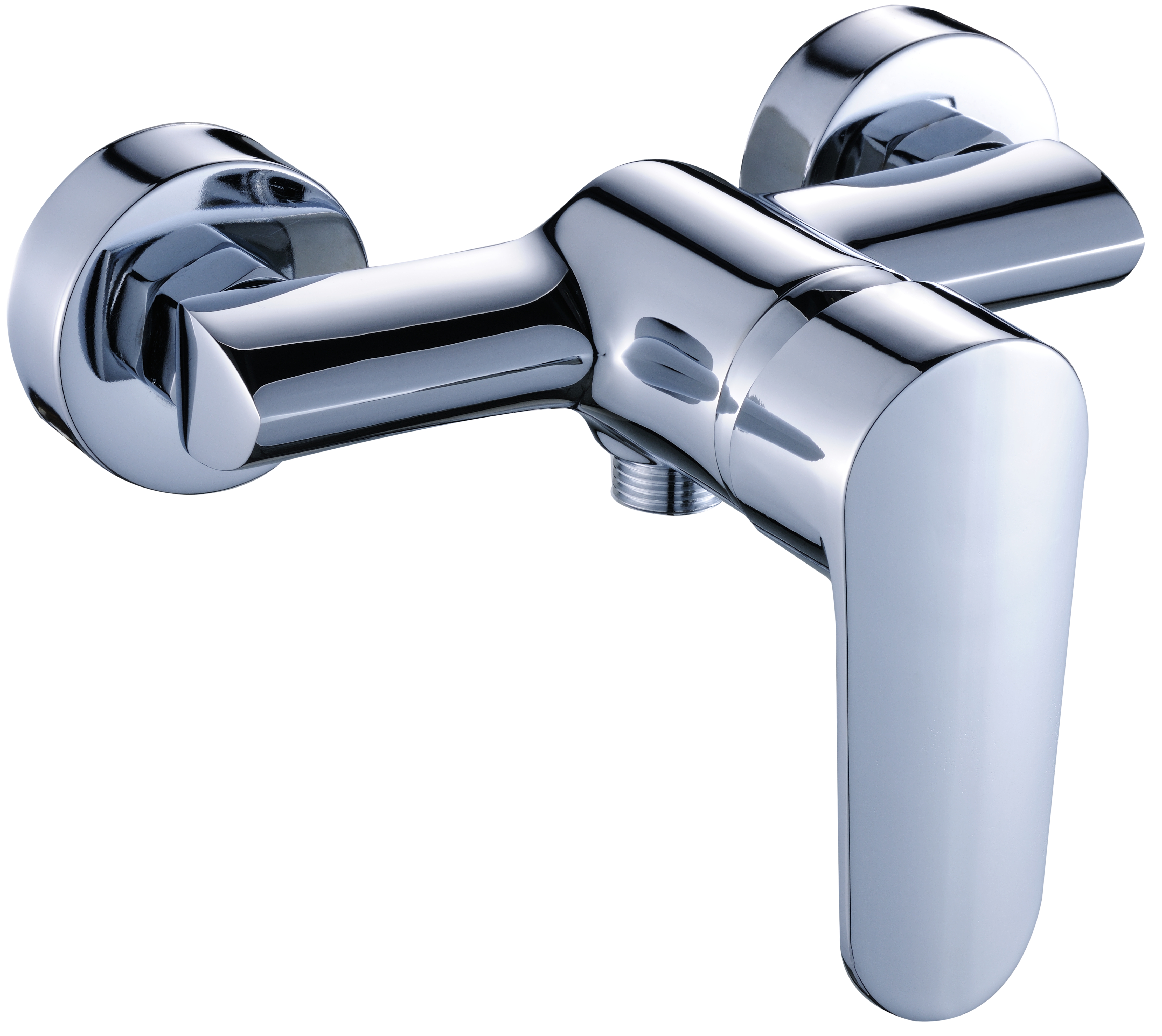 Zinc alloy handle brass body shower faucet