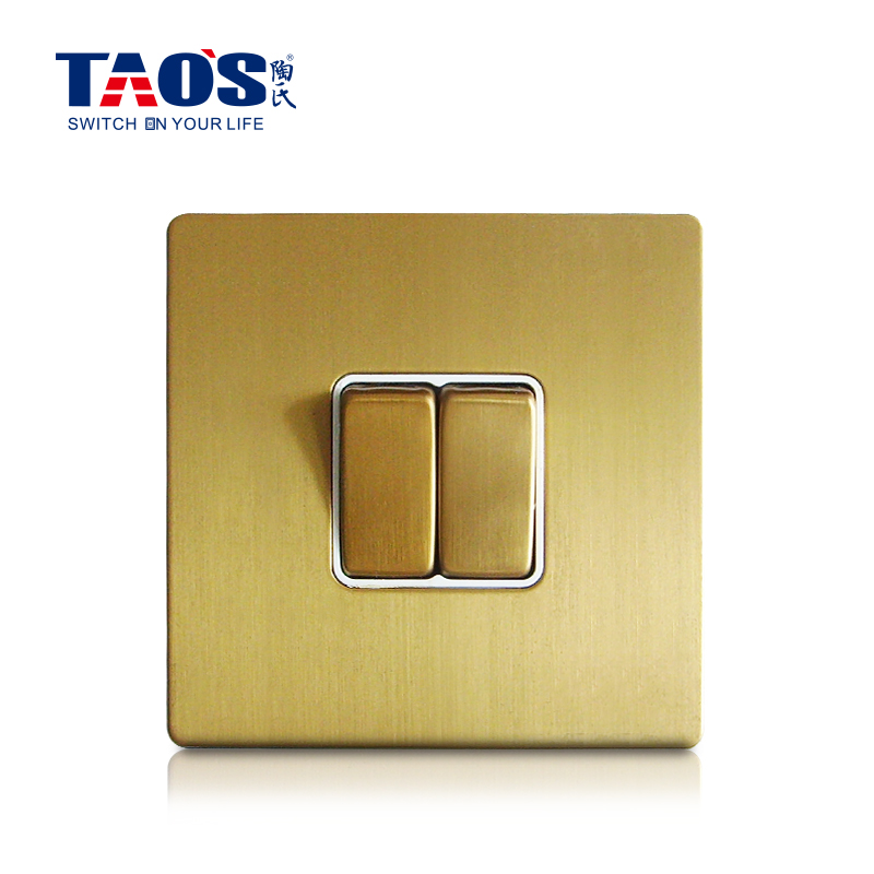 10A 2 gang 1 way / 2 way switch