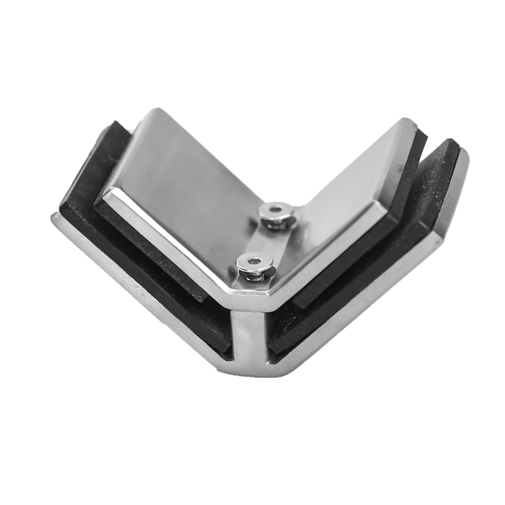 Stainless Steel 2205 Frameless Pool Fence 90 Degree Glass To Glass Clamp