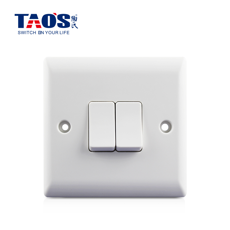 10A 2 gang 1 way / 2 way switch