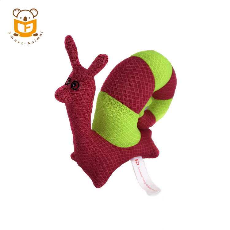 Plush New Dog Toy plush Snail Shape Gnaw Bite Sound Pet Toy