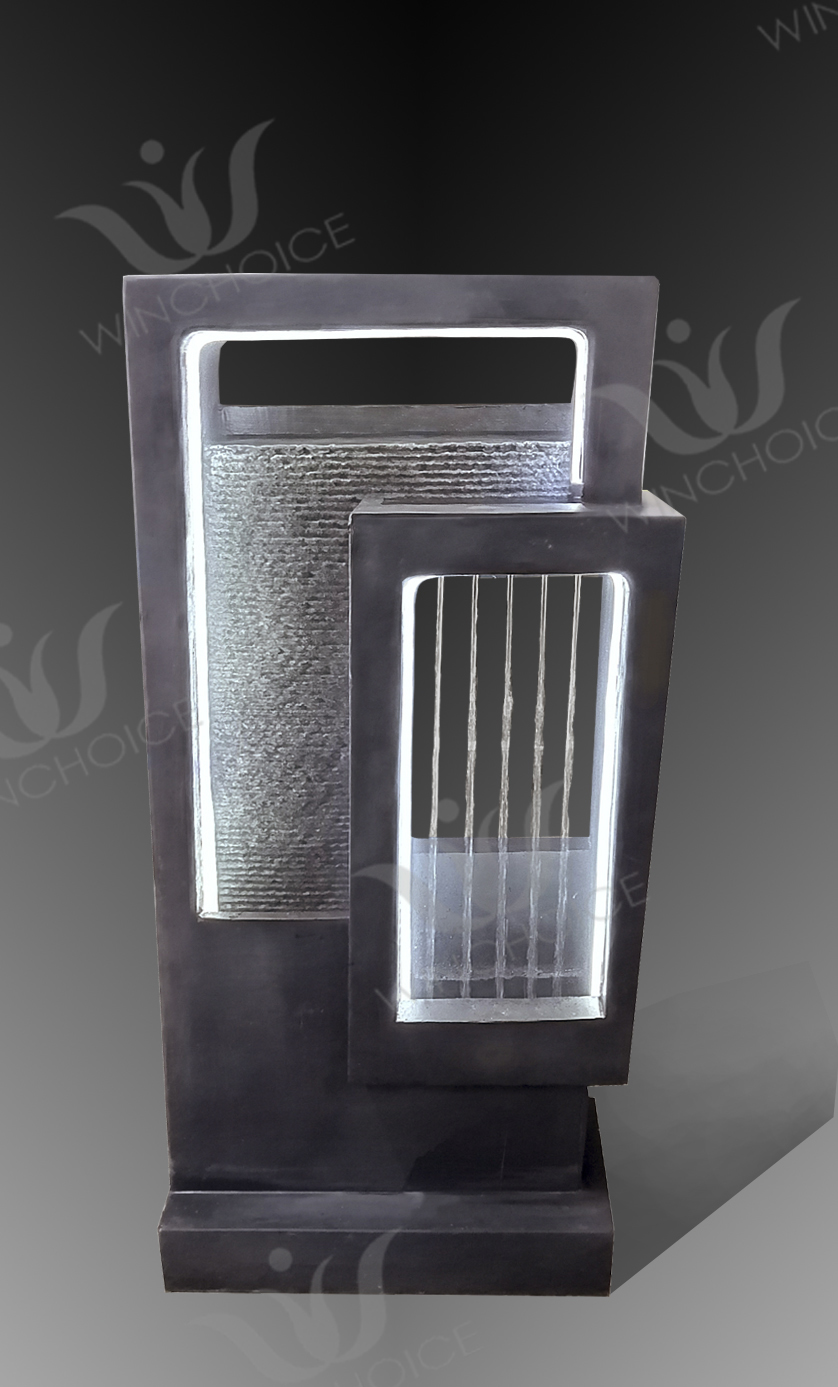 Double rectangle fountain
