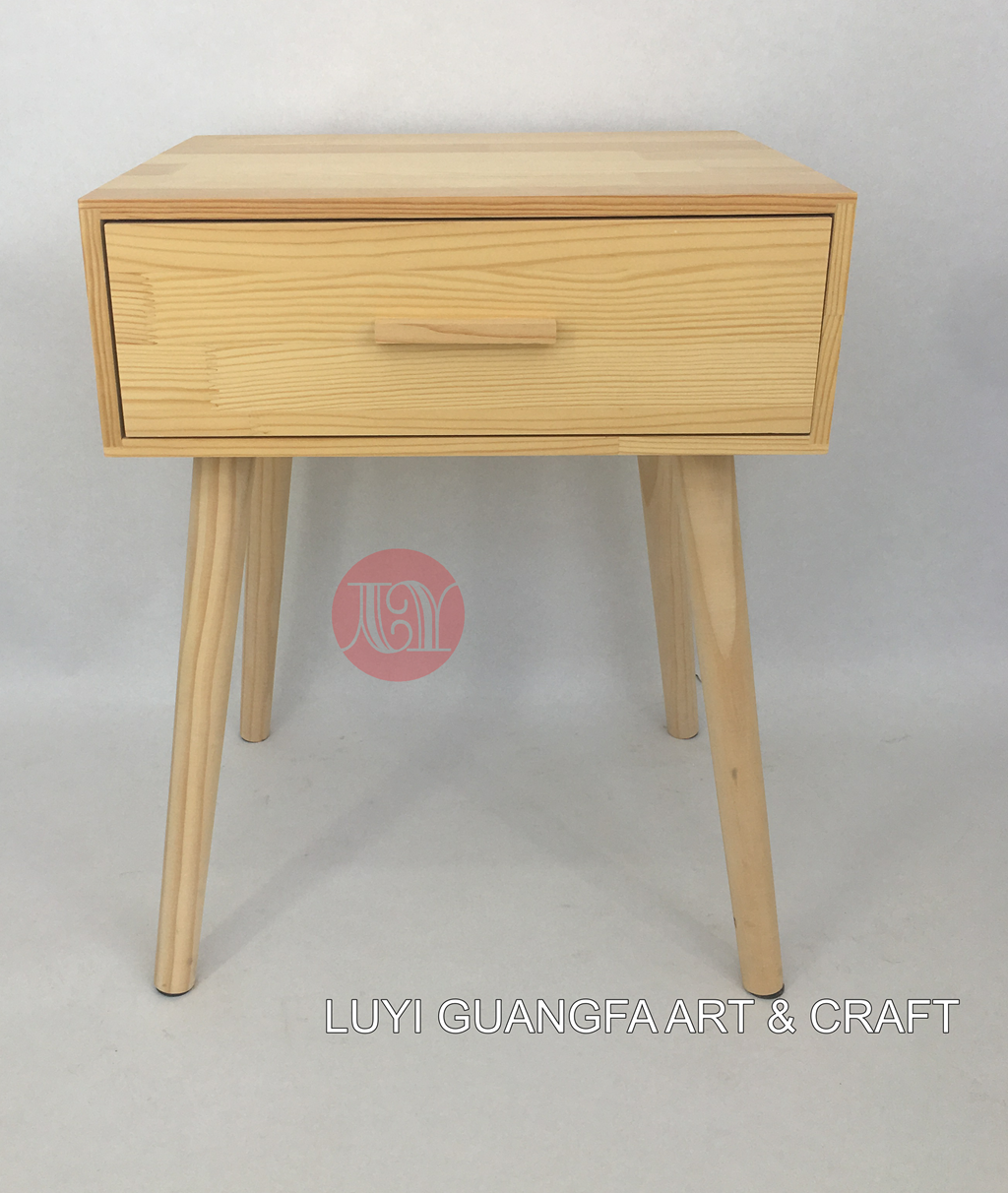 handmade simple solid wooden office coffee table furniture