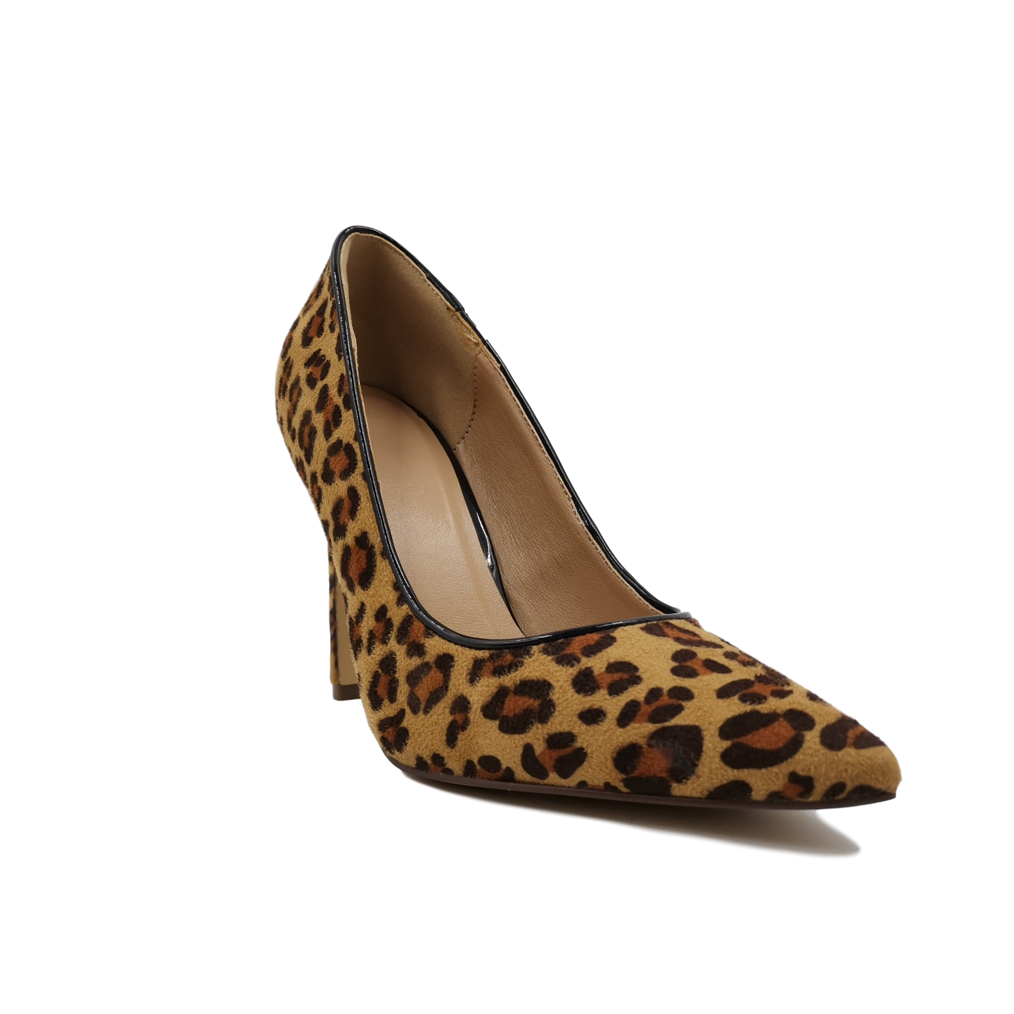 new hot leo leather high heel fashion pumps