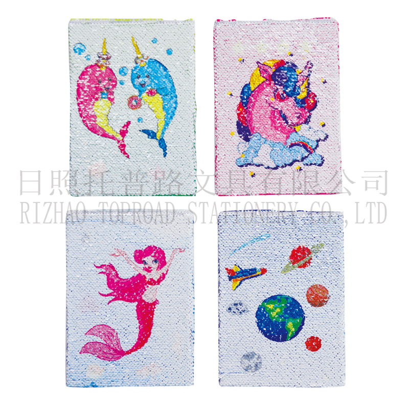 Printing Sequin Notebook