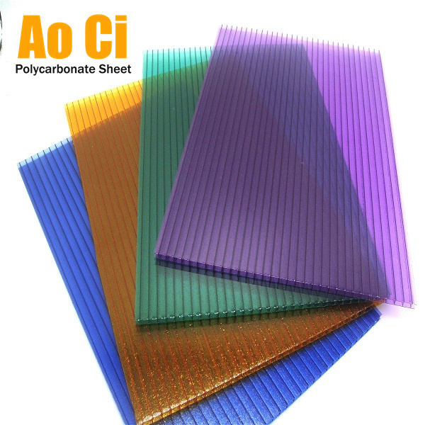 Polycarbonate Hollow / Plastic Sheet Board Construction Materials