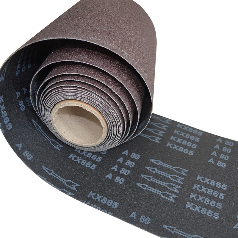 Calcined aluminum oxide abrasive cloth roll KX865