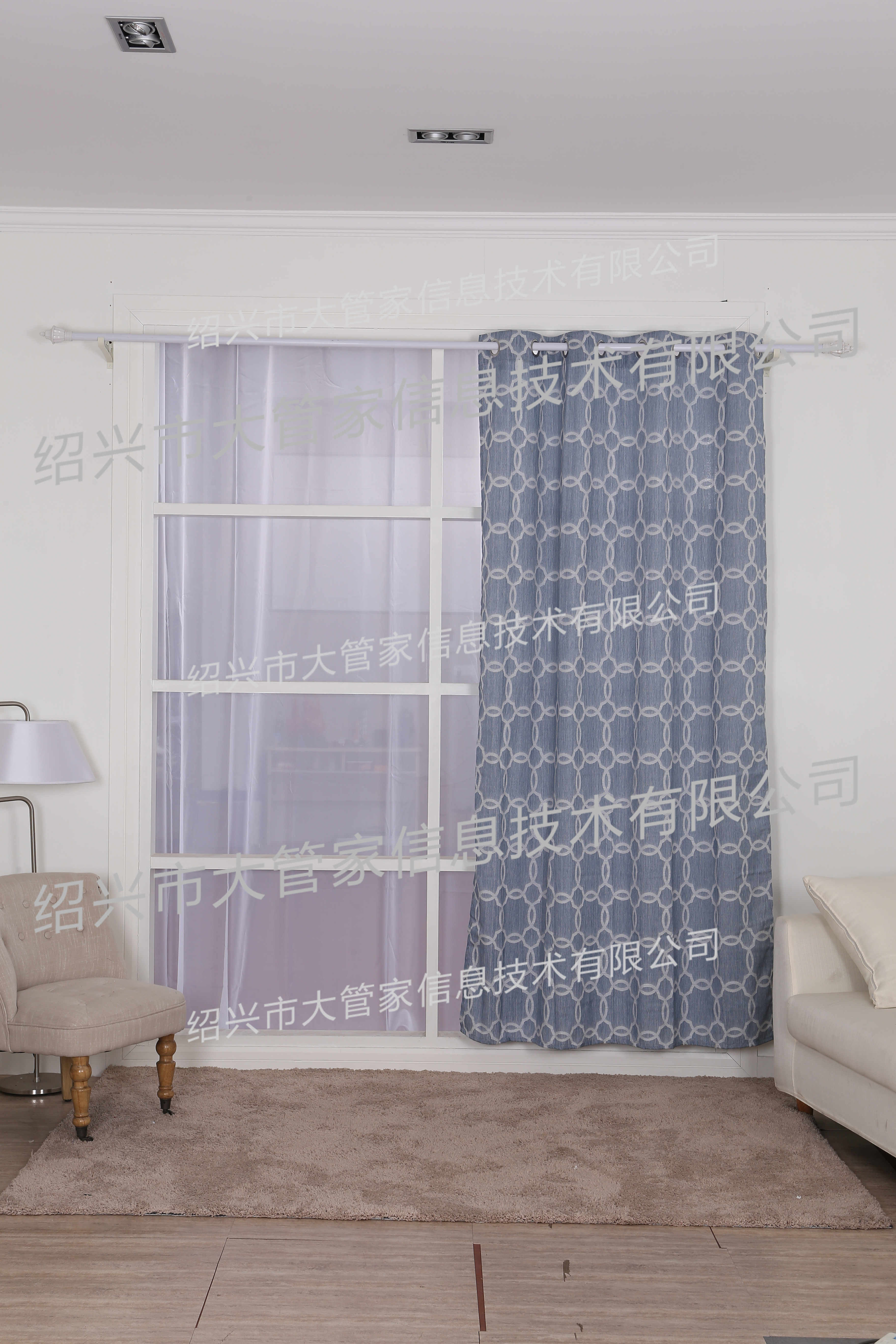 Jacquard curtain