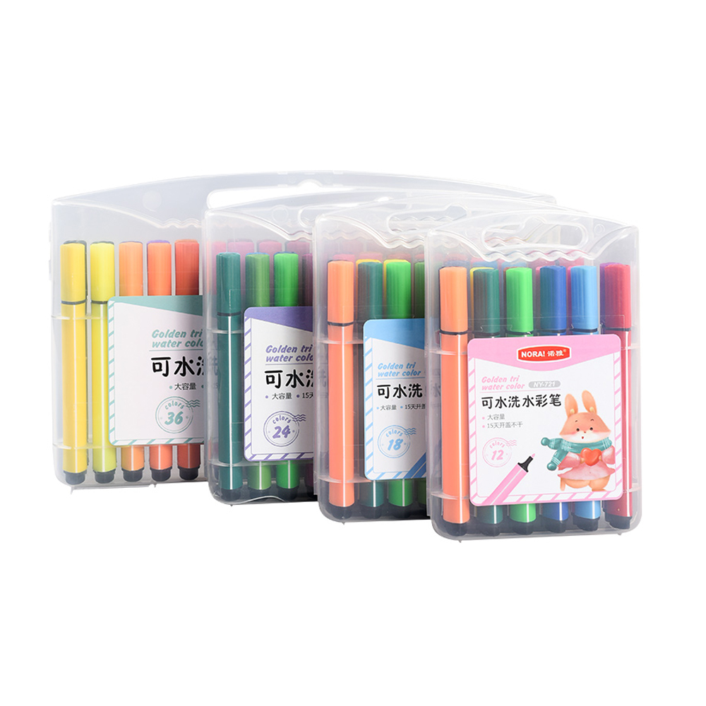 15days no dry washable triangle water color pen