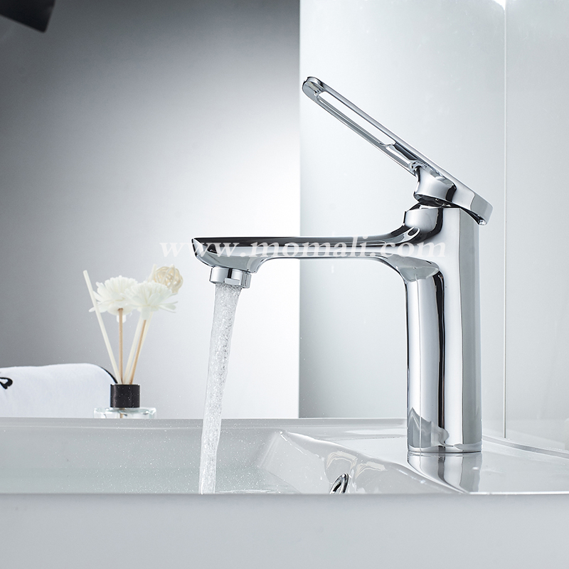 M11584-243C Bathroom basin mixer chrome finished bathroom basin water faucet